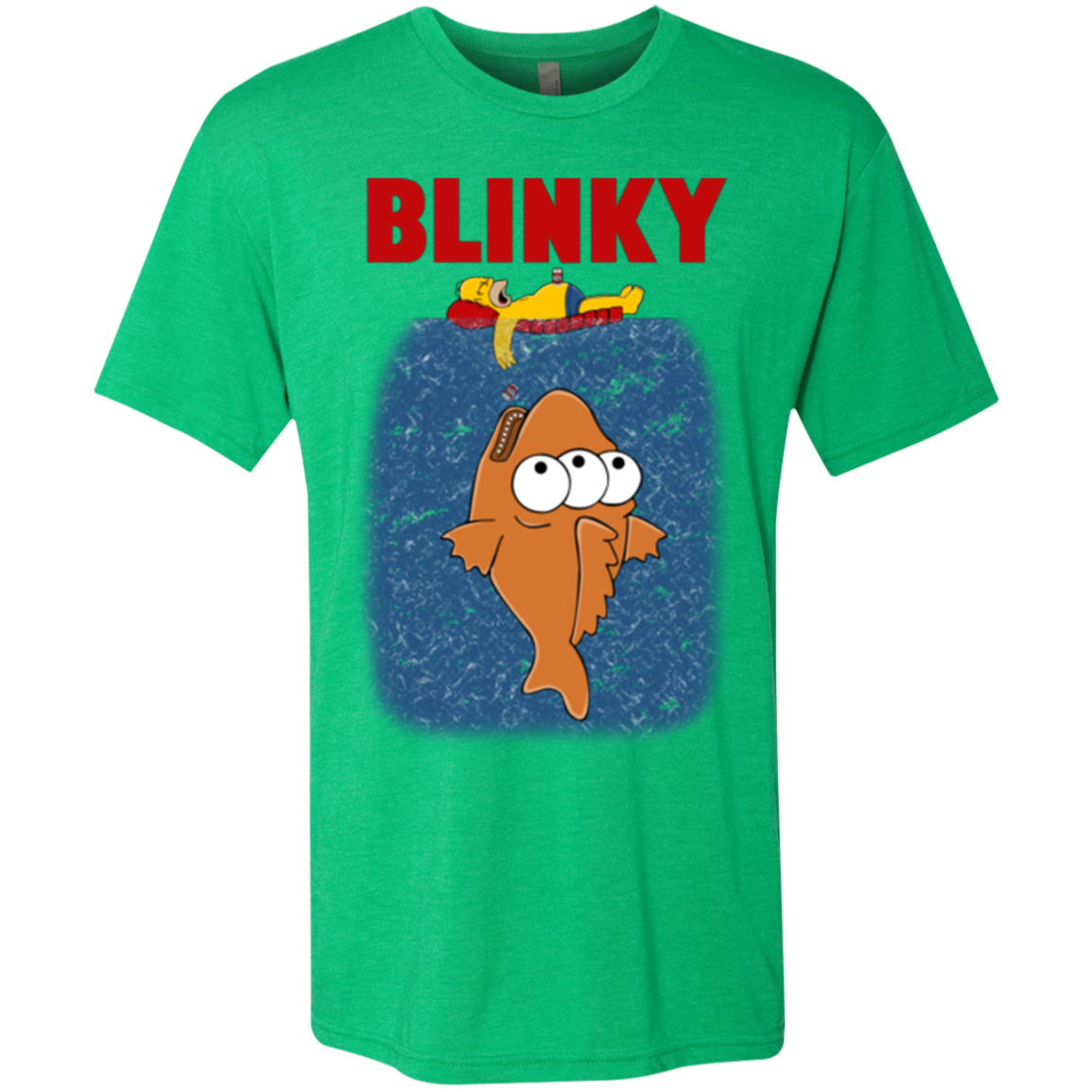 Blinky Jaws Men's Triblend T-Shirt