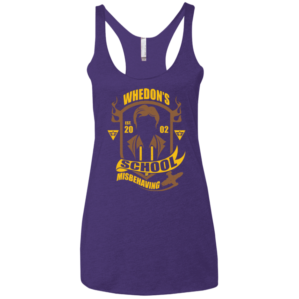 School of Misbehaving Women's Triblend Racerback Tank