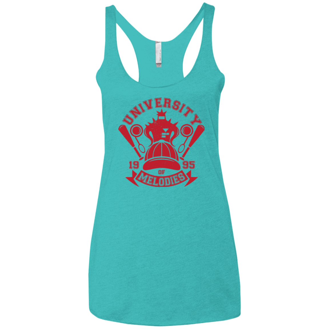 University of Melodies Women's Triblend Racerback Tank