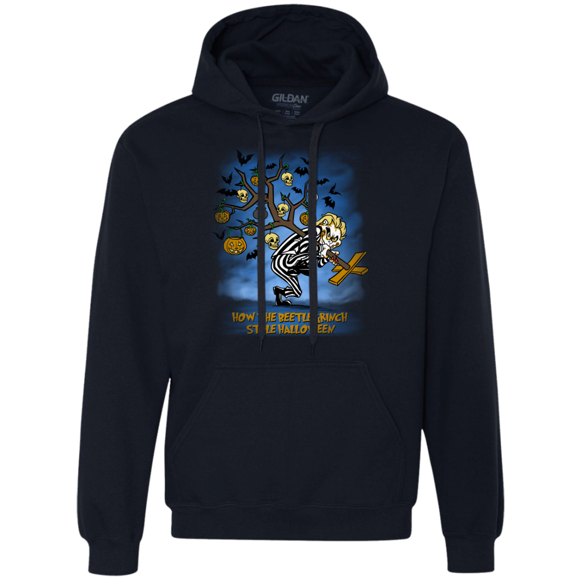 Beetlegrinch Premium Fleece Hoodie