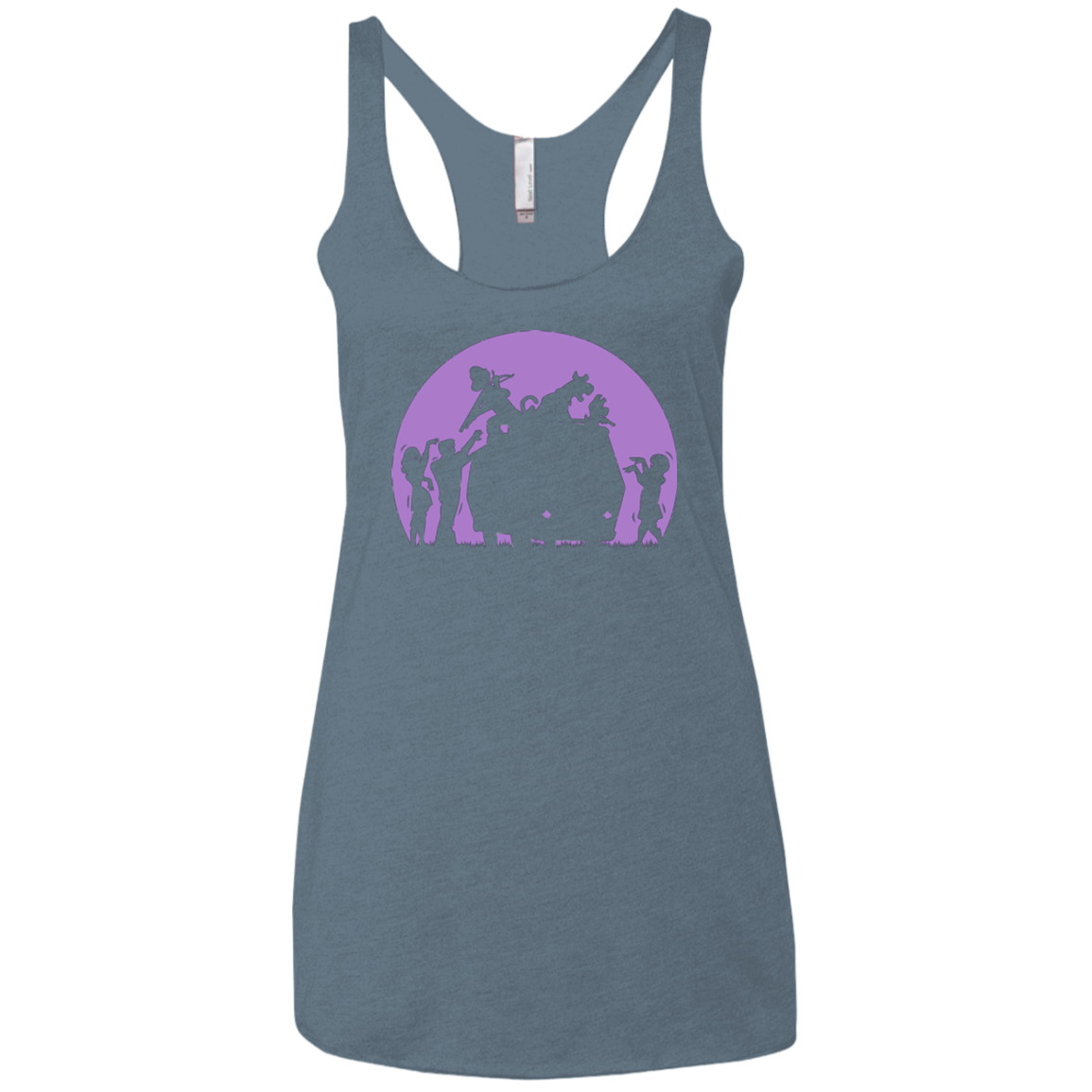 Zoinks They're Zombies Women's Triblend Racerback Tank