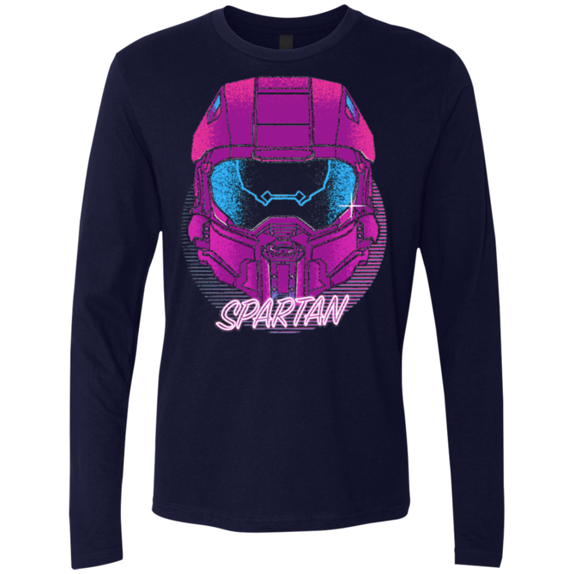 Spartan Helmet 80's Men's Premium Long Sleeve