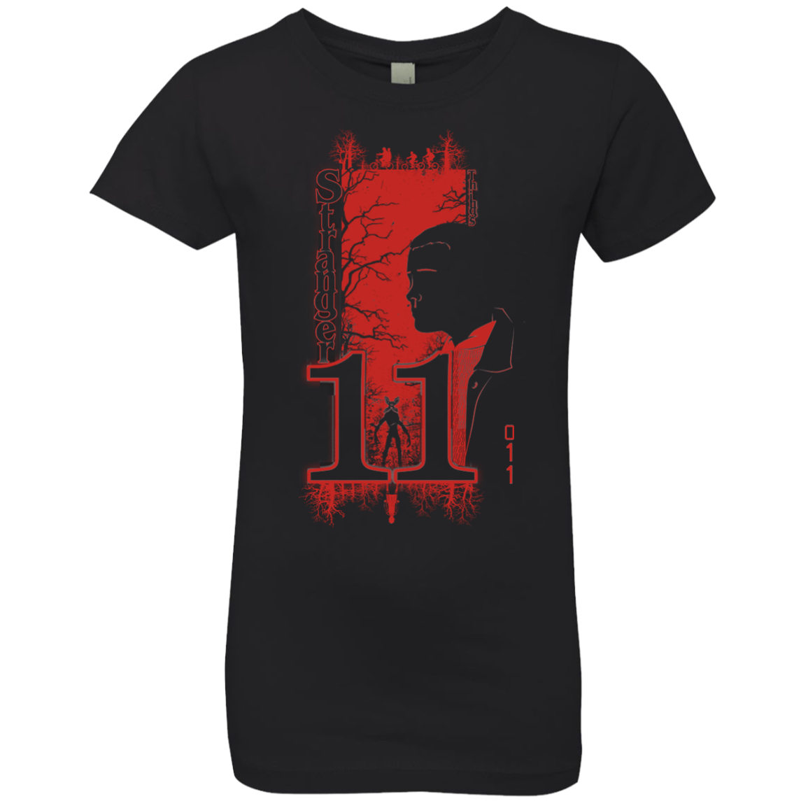 Stranger Things 11 Profile Girls Premium T-Shirt