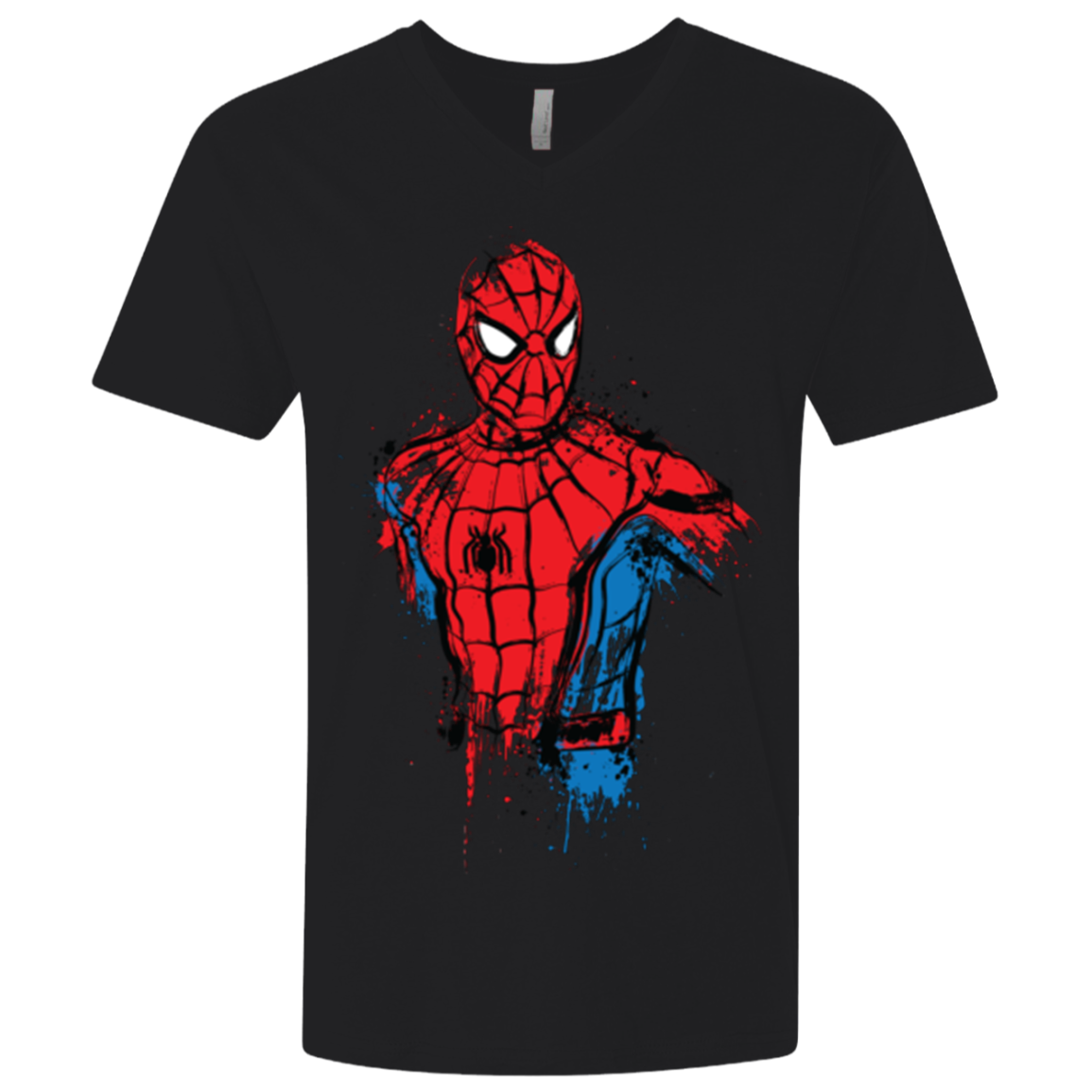 Spiderman- Friendly Neighborhood Men's Premium V-Neck
