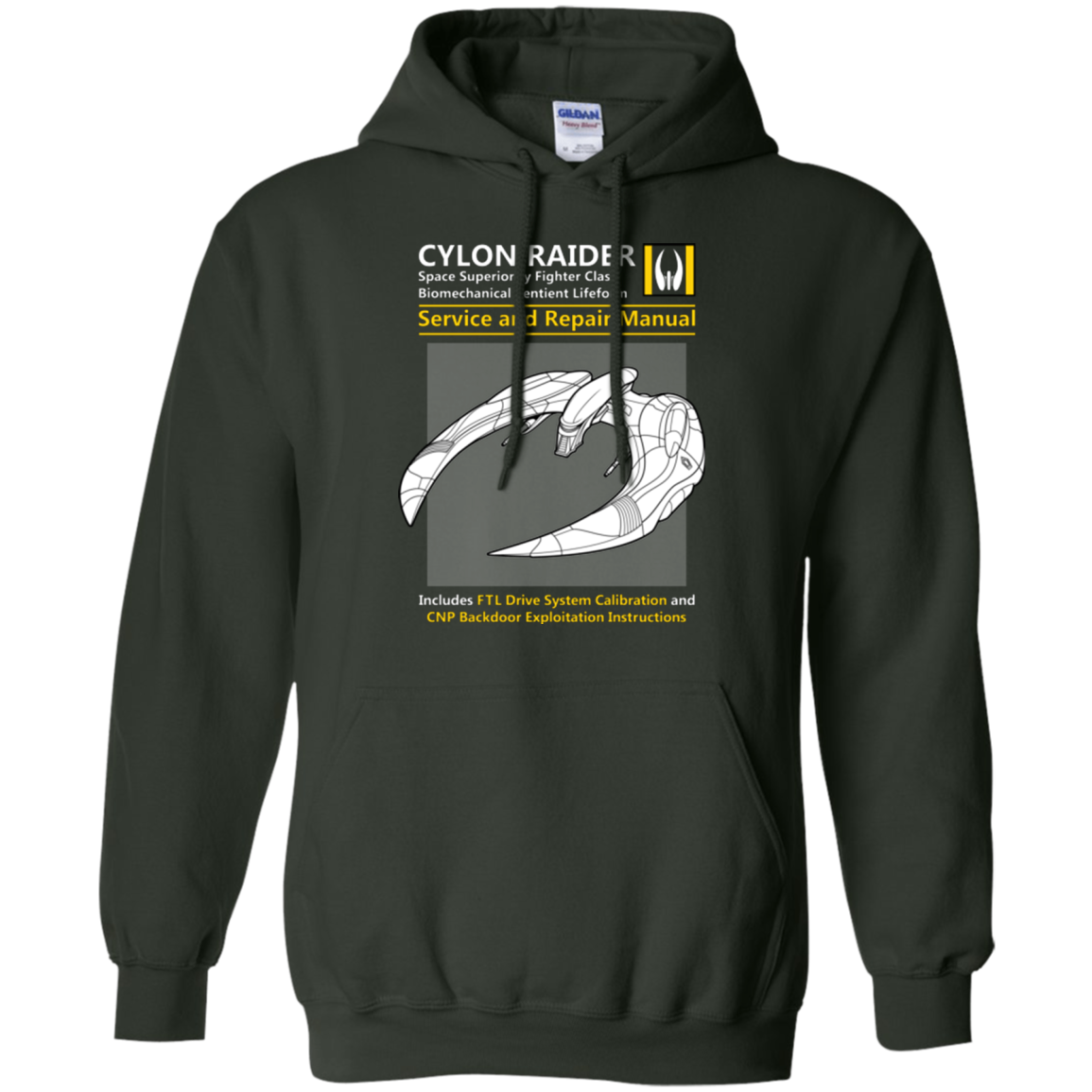 CYLON RAIDER SERVICE & REPAIR MANUAL Pullover Hoodie