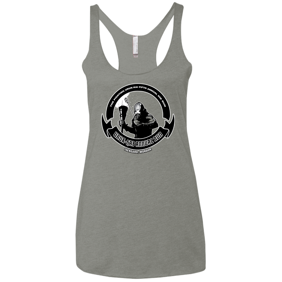 Uruk Hai Annual Run Women's Triblend Racerback Tank