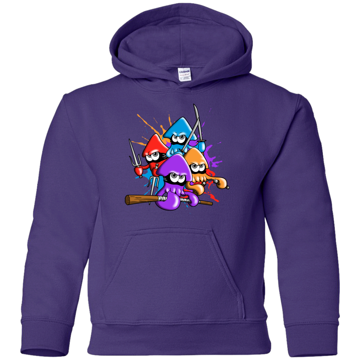 Teenage Mutant Ninja Squids Youth Hoodie