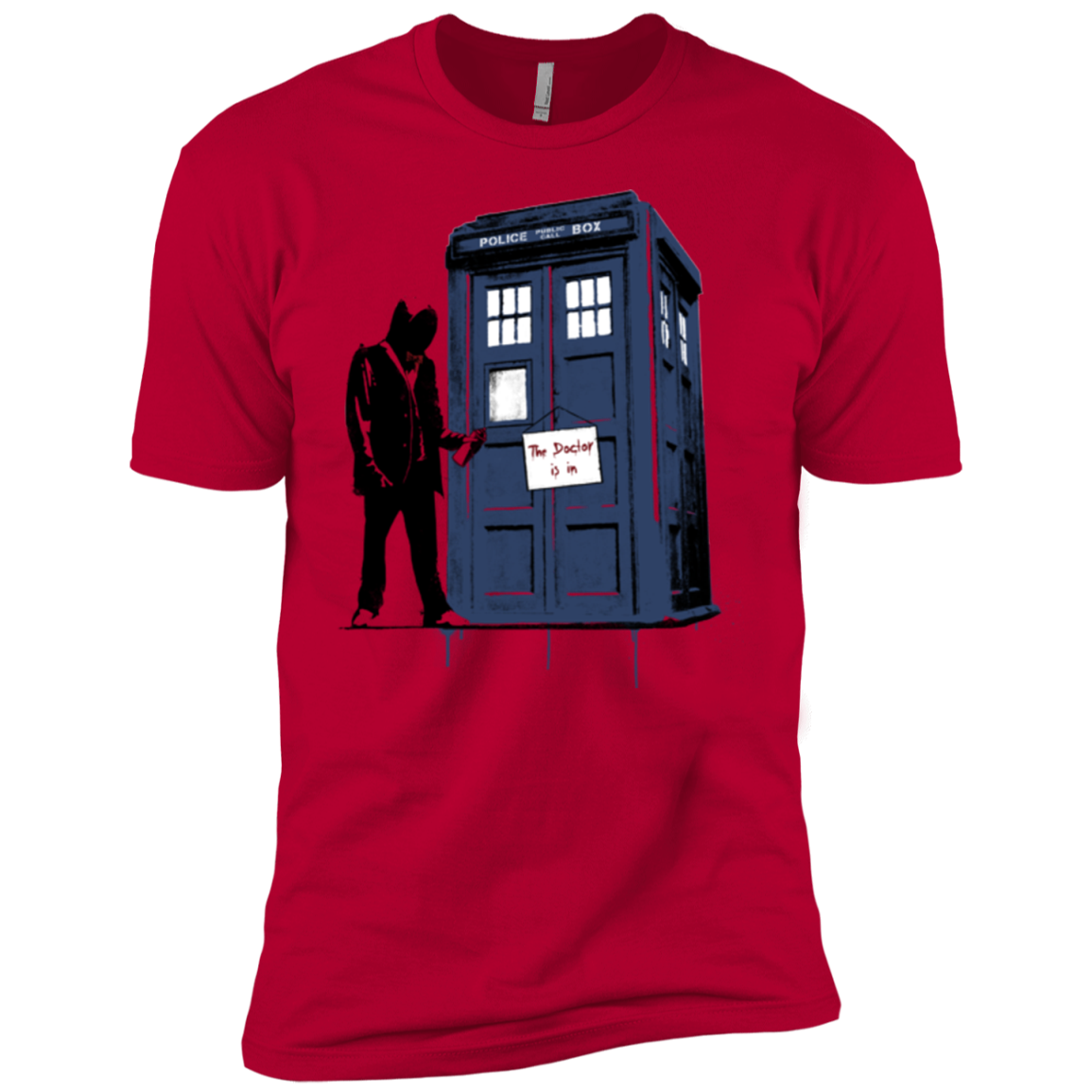 Exit Through Tardis Boys Premium T-Shirt