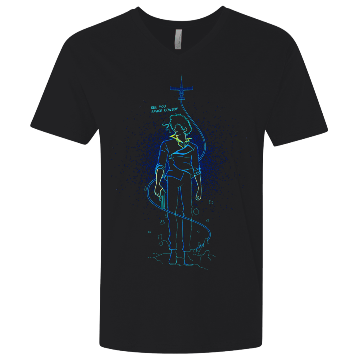 Shadow of Space Cowboy Men's Premium V-Neck