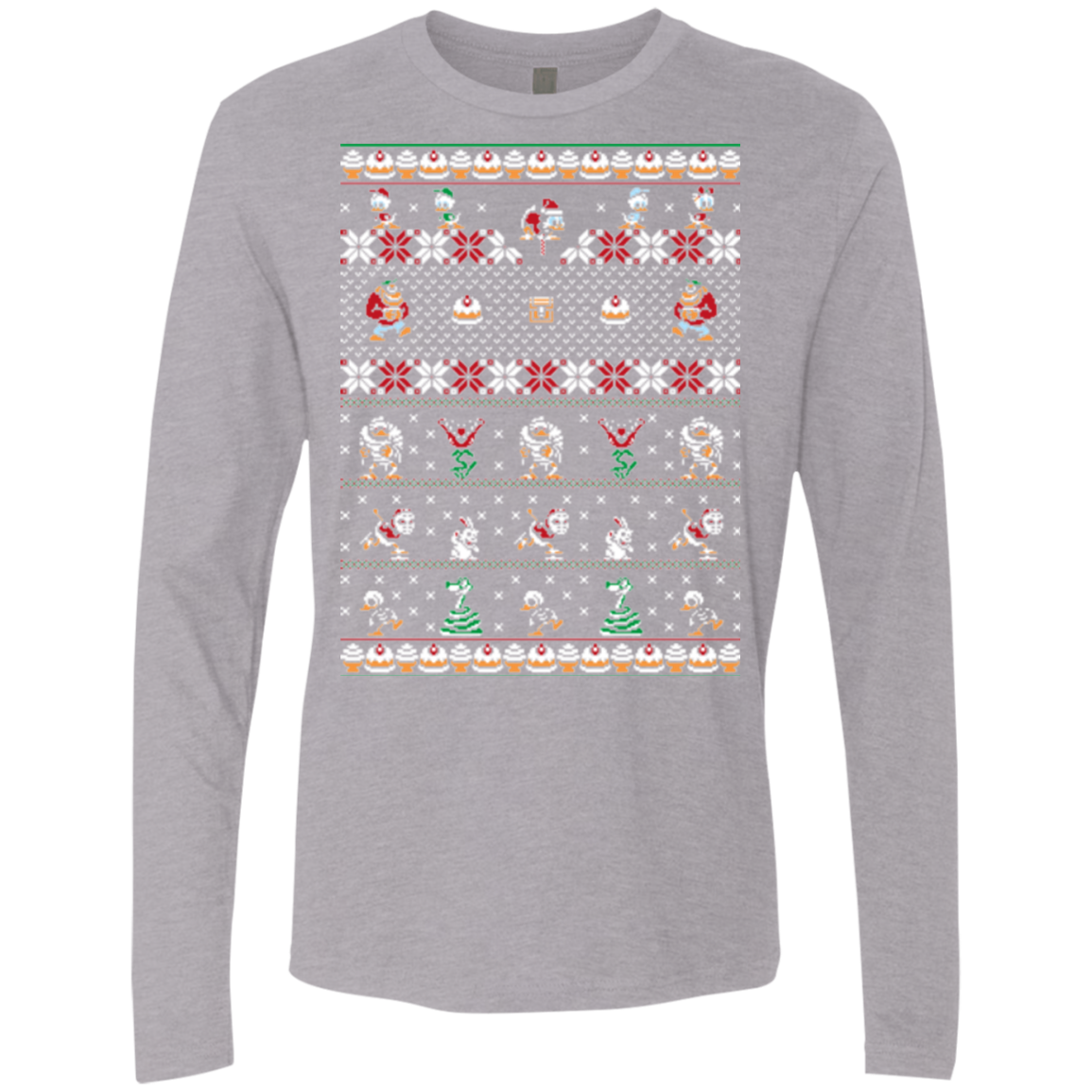 Merry Christmas Uncle Scrooge Men's Premium Long Sleeve