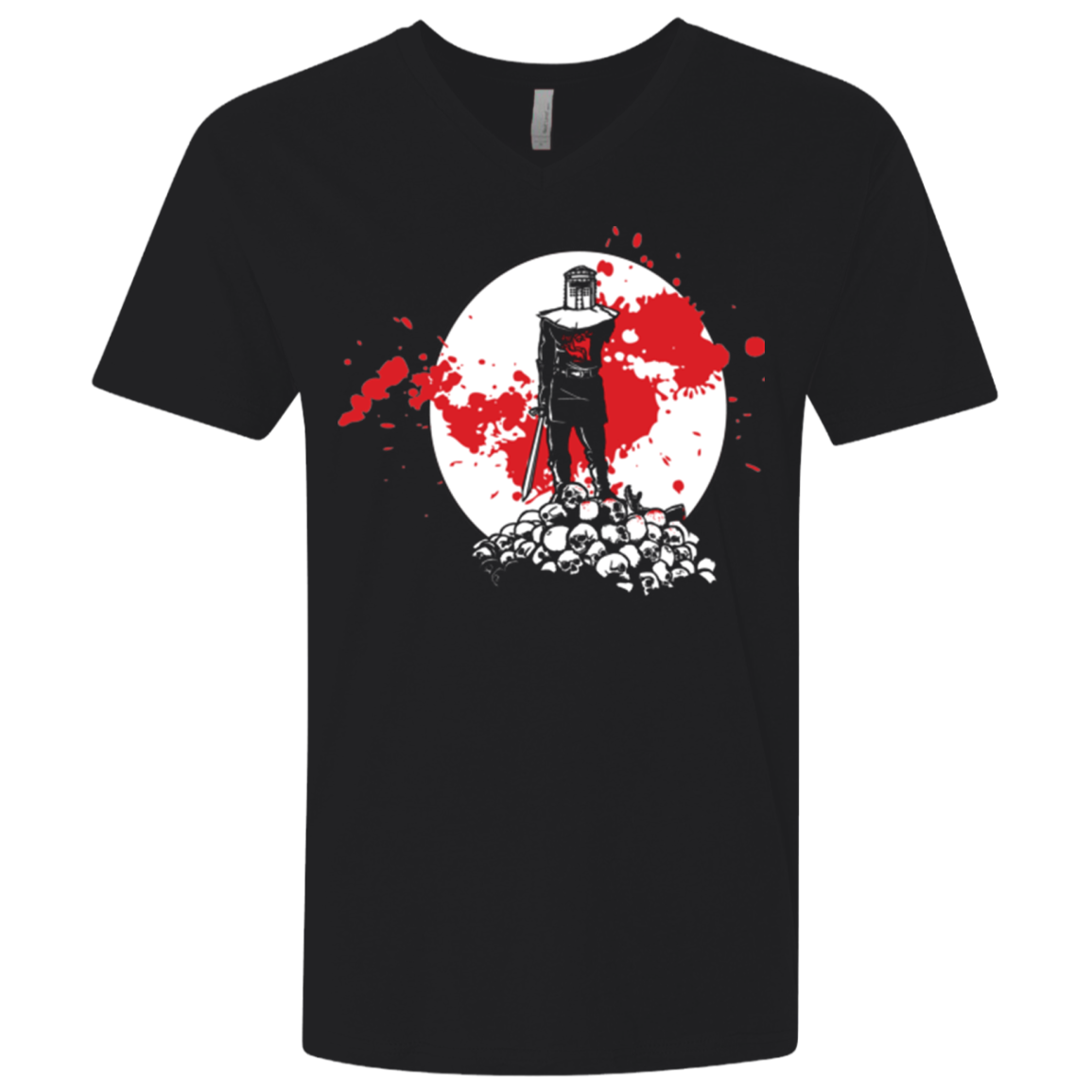 Black Knight Rises Men's Premium V-Neck