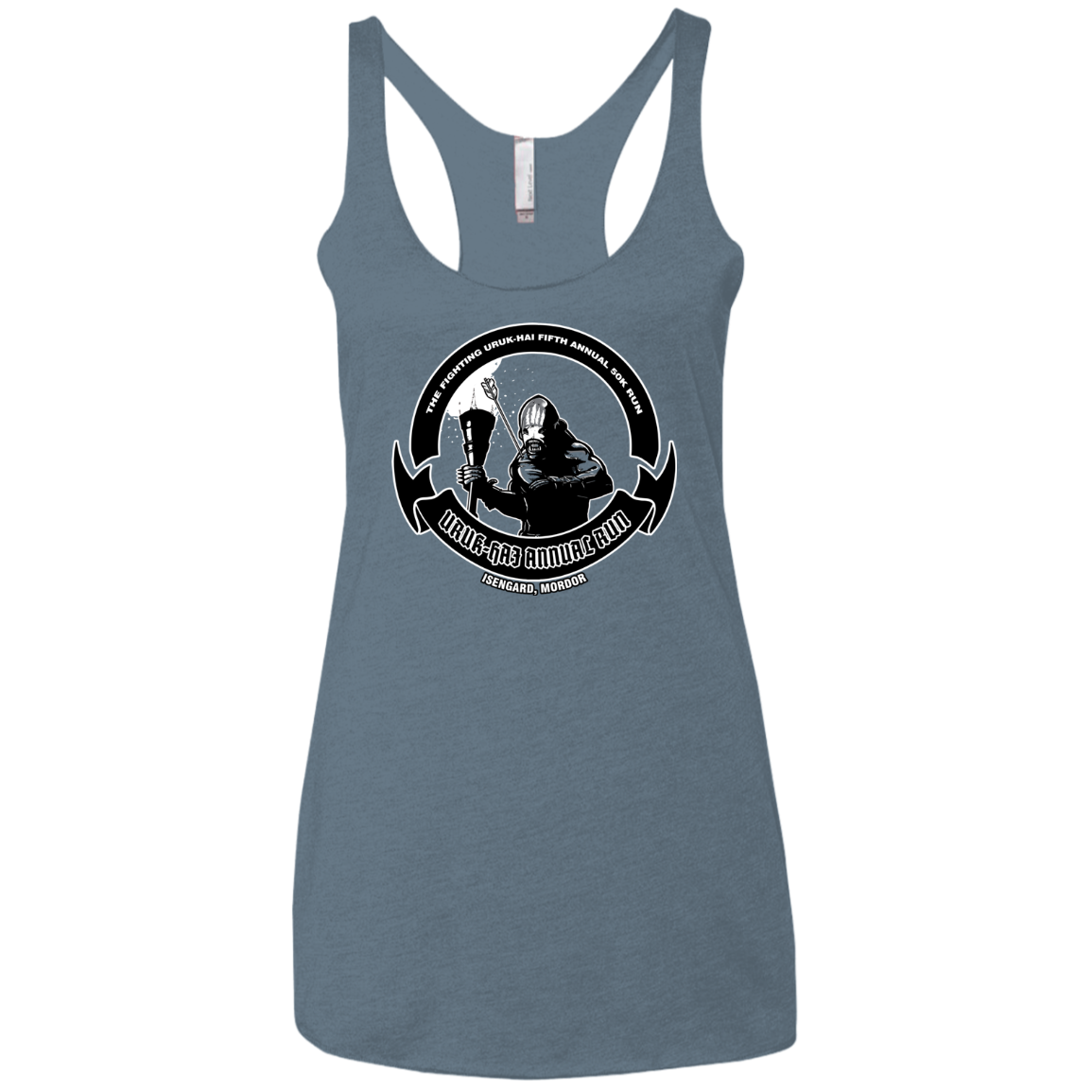 Uruk Hai Annual Run Women's Triblend Racerback Tank