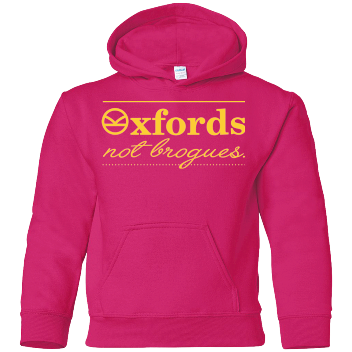 Oxfords Not Brogues Youth Hoodie
