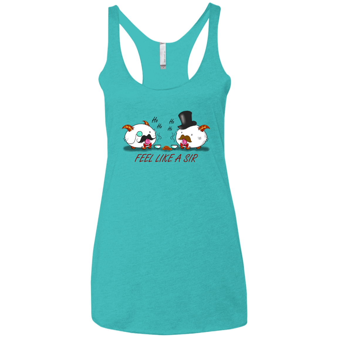 Poros like a sir Women's Triblend Racerback Tank