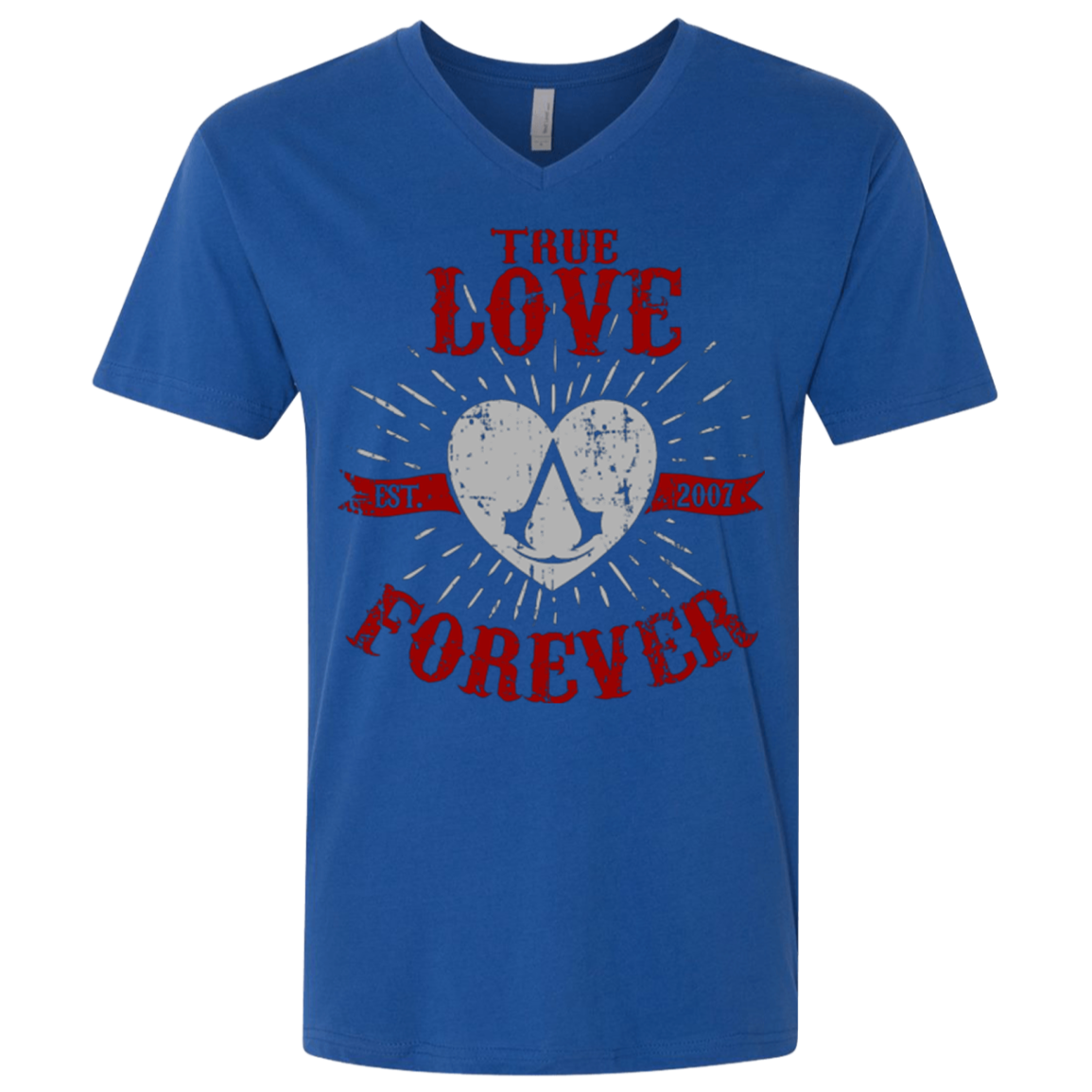 True Love Forever Assasin Men's Premium V-Neck