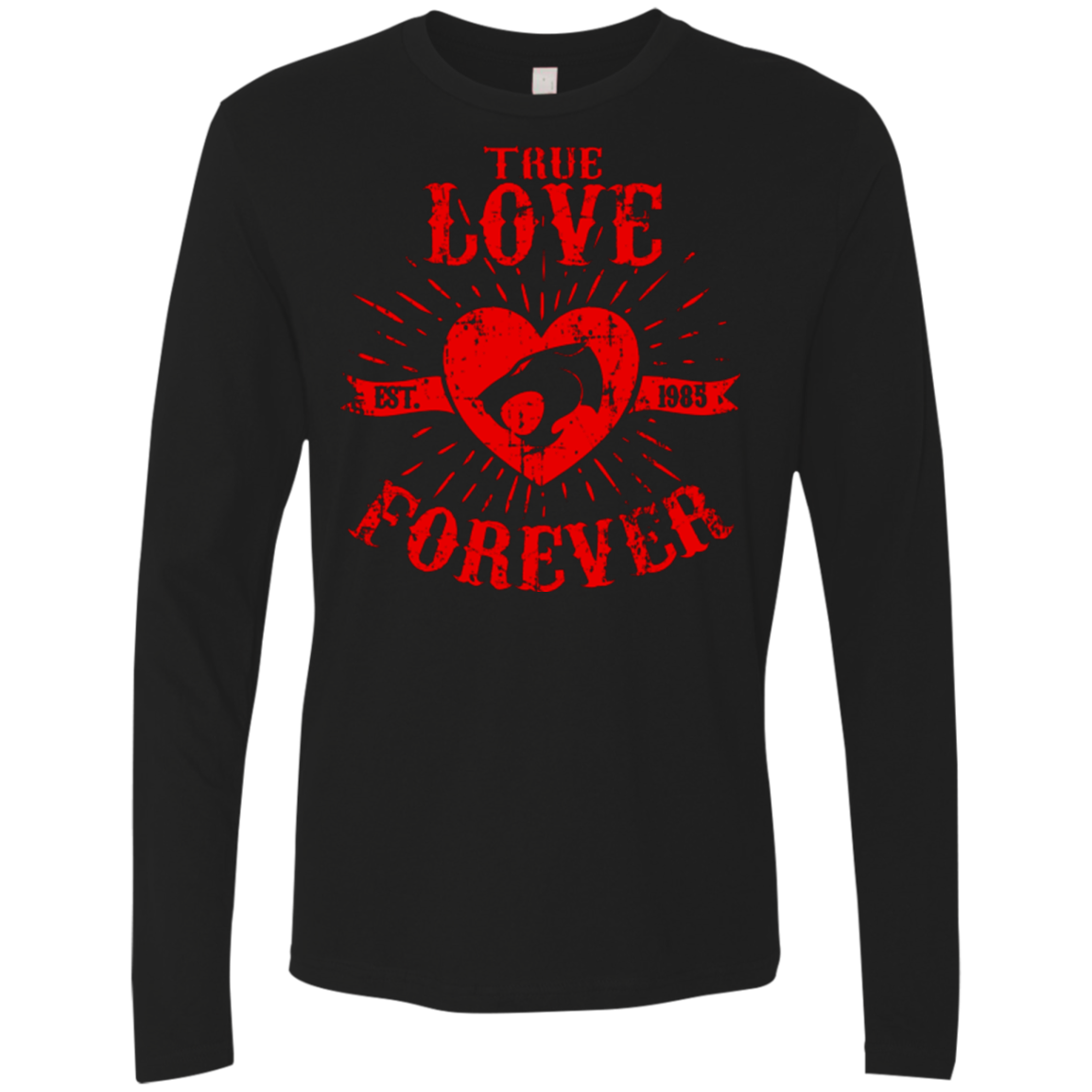 True Love Forever Thunder Men's Premium Long Sleeve