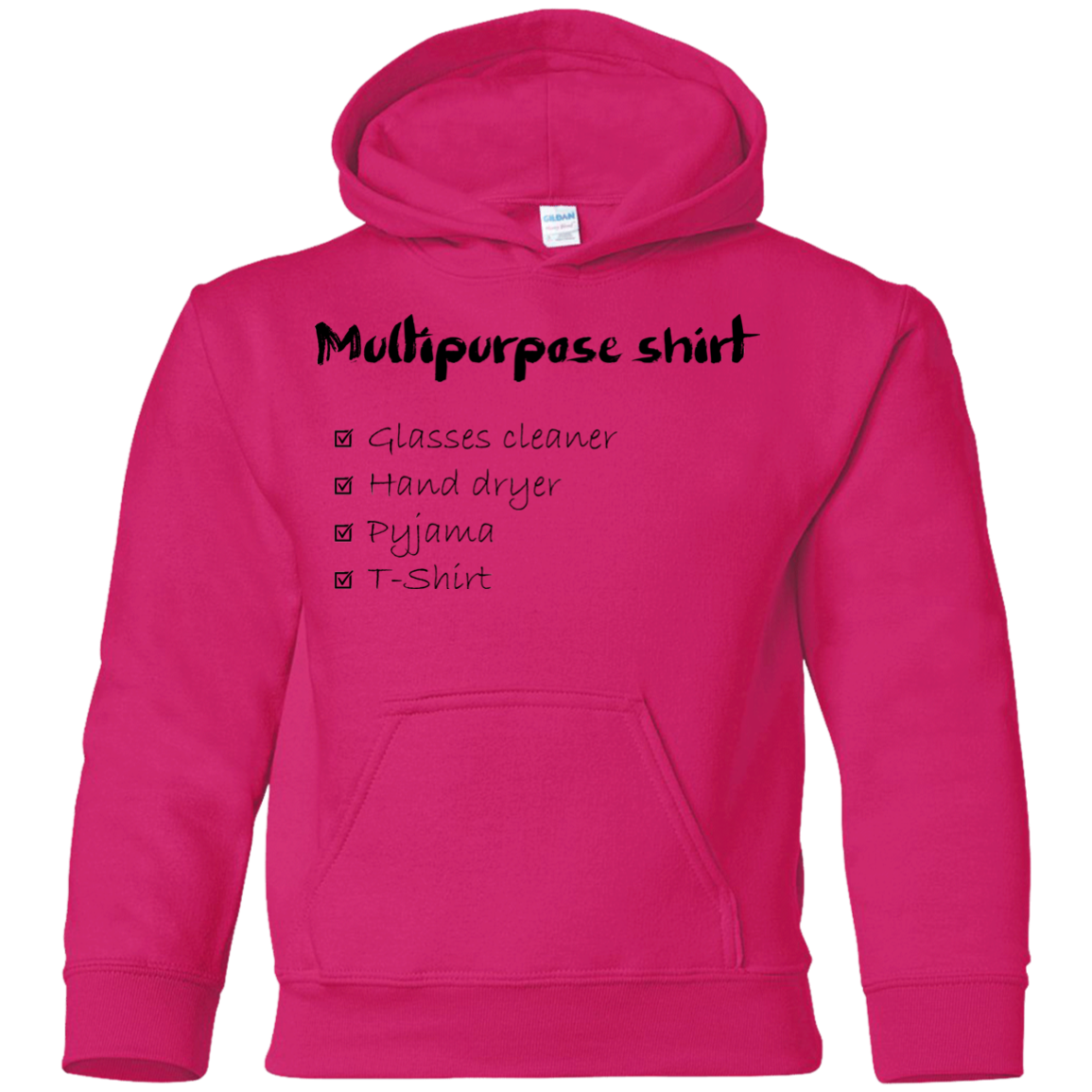 Multipurpose Shirt Youth Hoodie