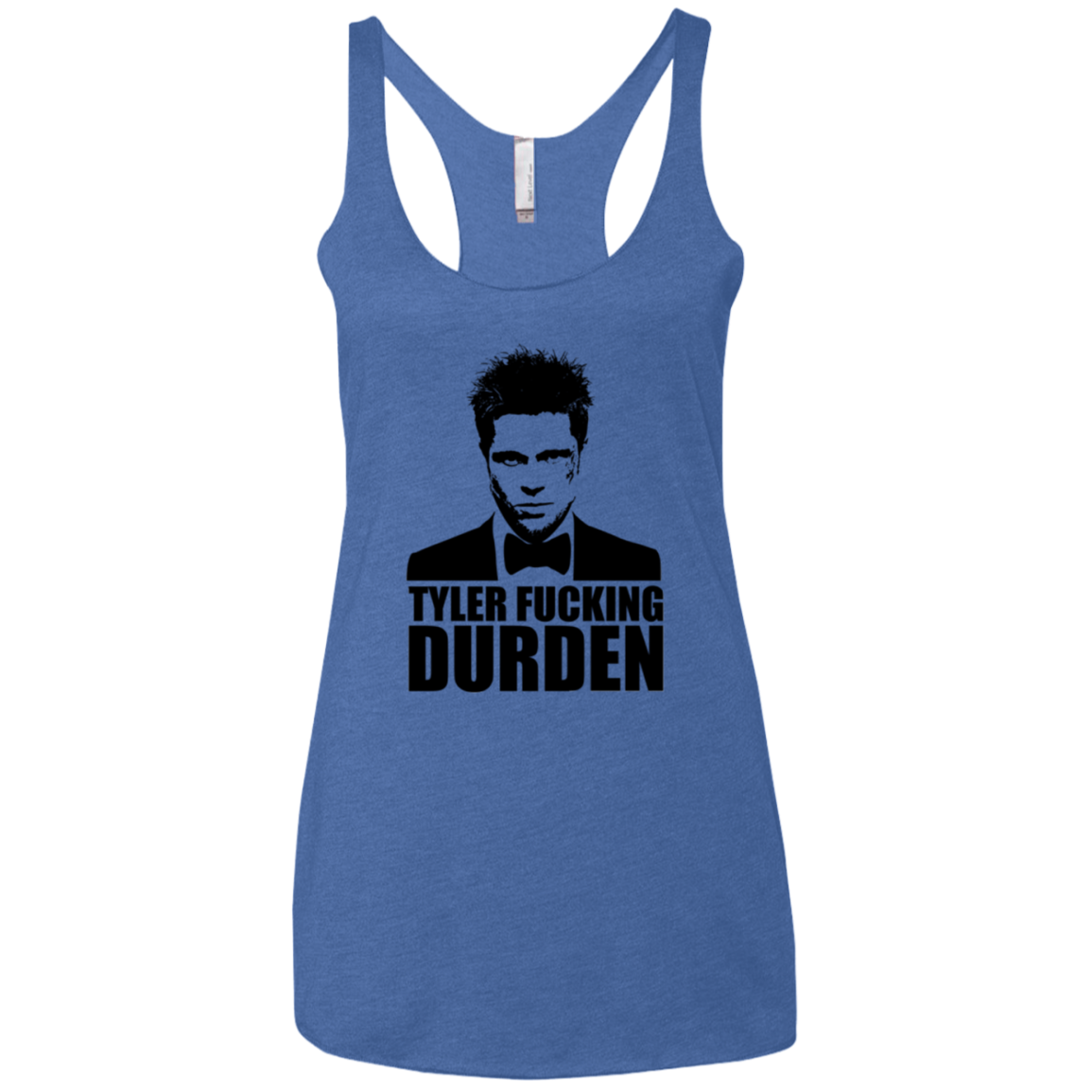 Tyler Fucking Durden Women's Triblend Racerback Tank
