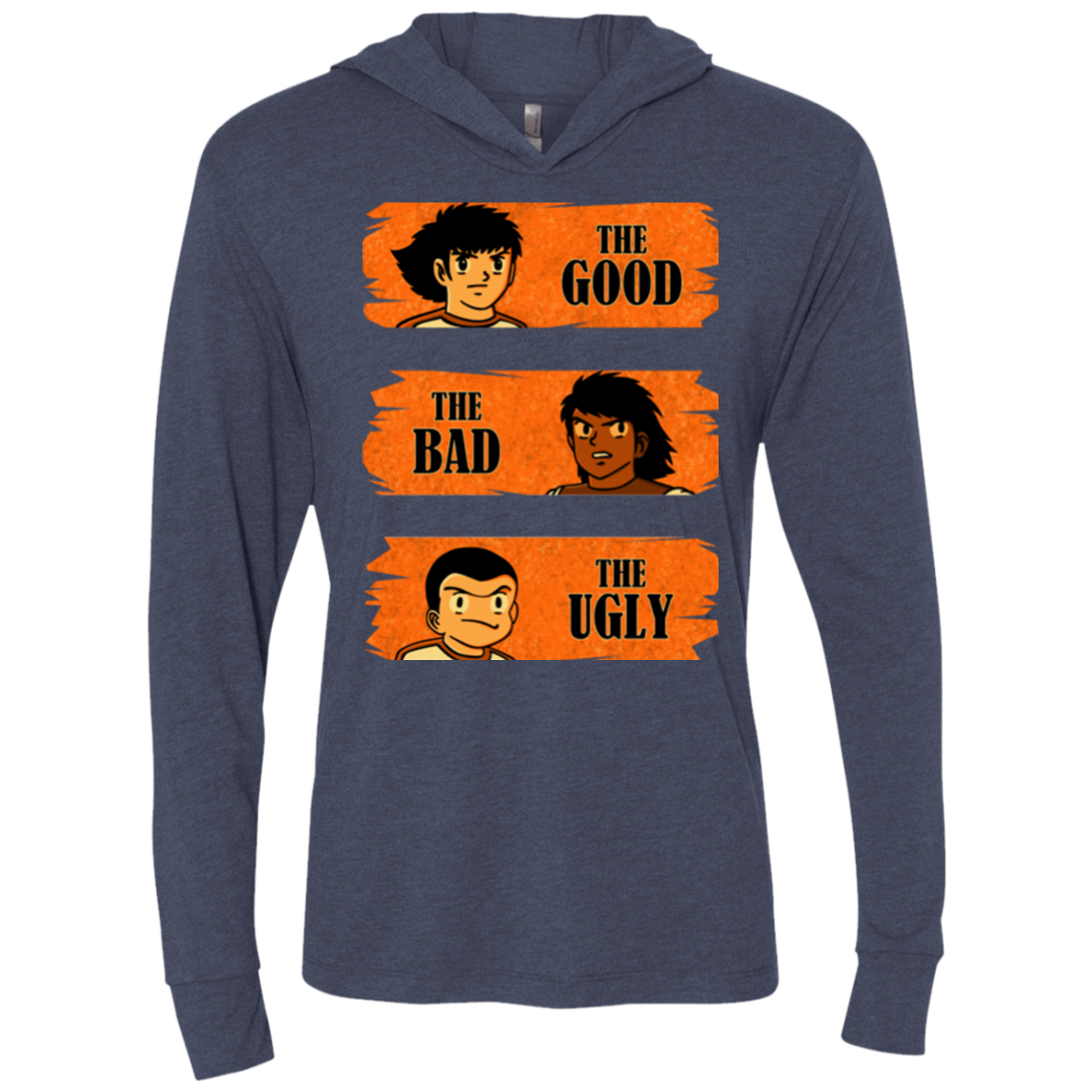 Western captains Triblend Long Sleeve Hoodie Tee