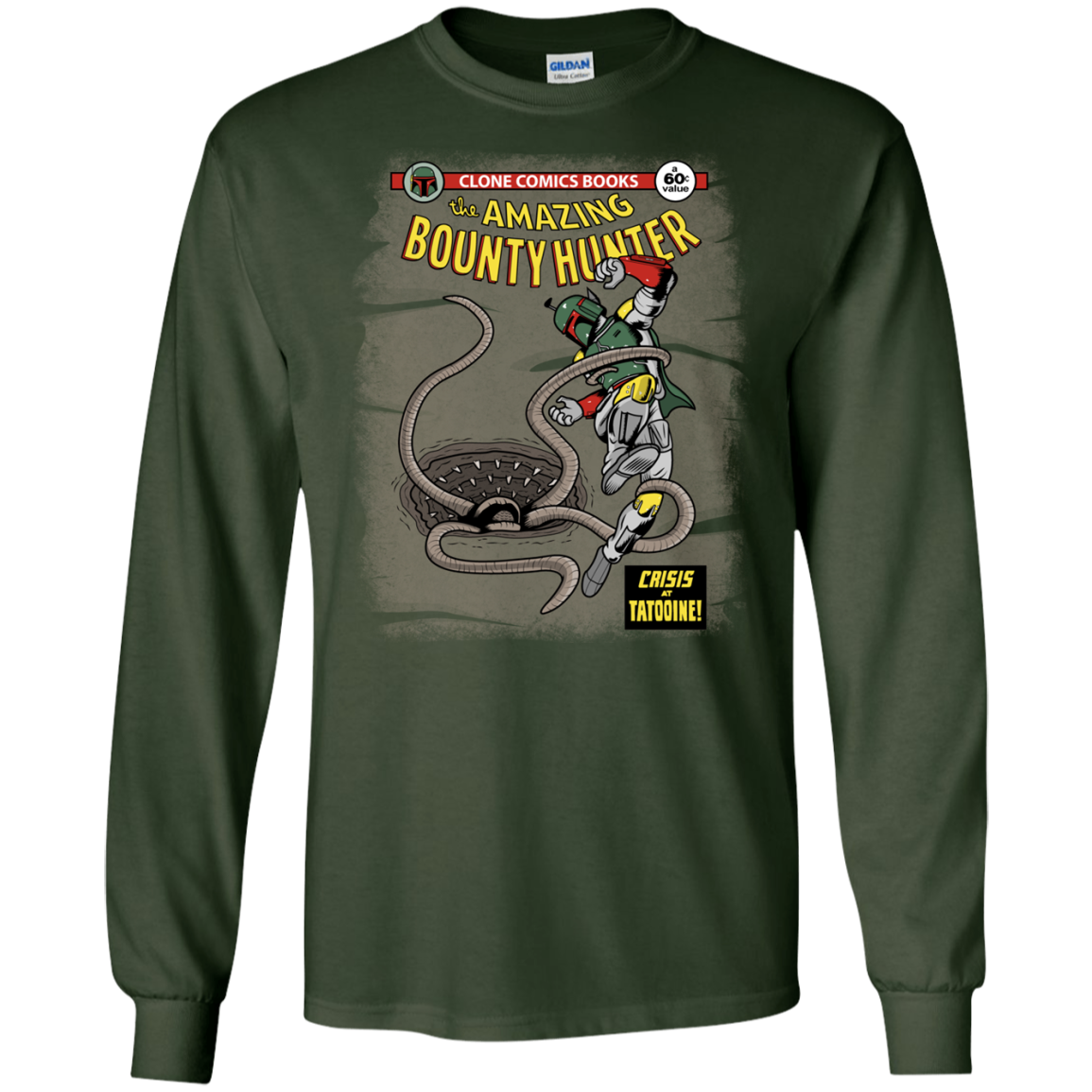 The Amazing Bounty Hunter Men's Long Sleeve T-Shirt