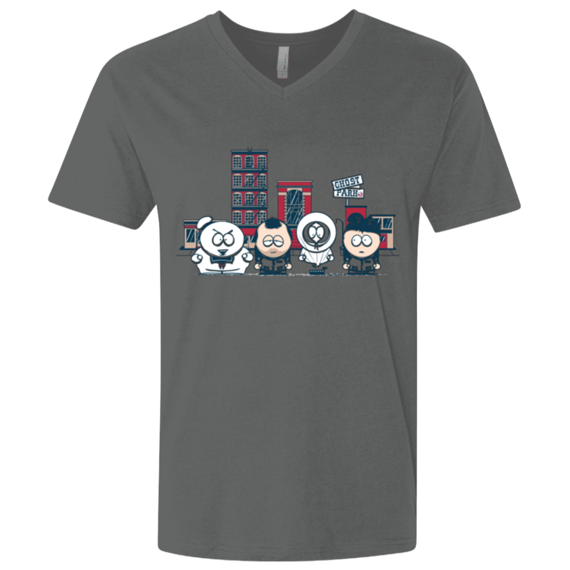 GHOST PARK Men's Premium V-Neck