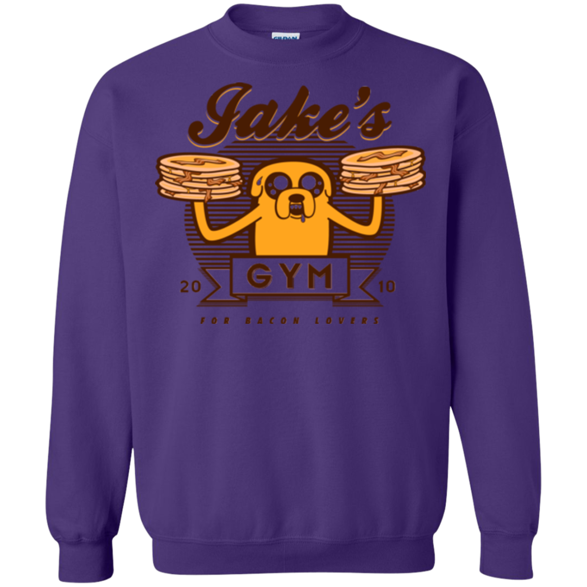 Bacon lovers gym Crewneck Sweatshirt