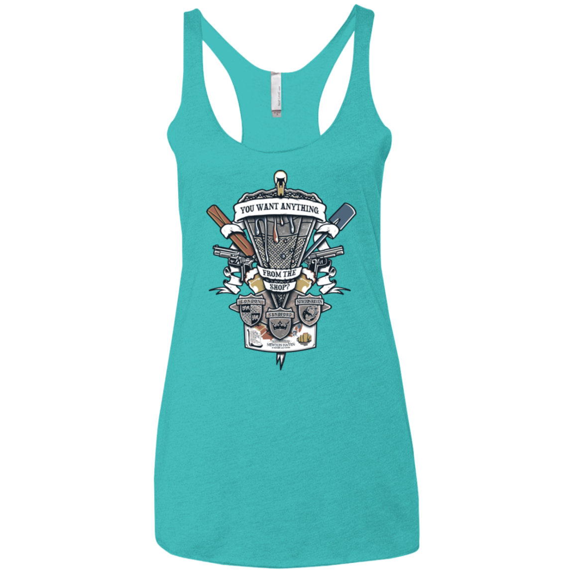 Three Cornetto's Crest Women's Triblend Racerback Tank