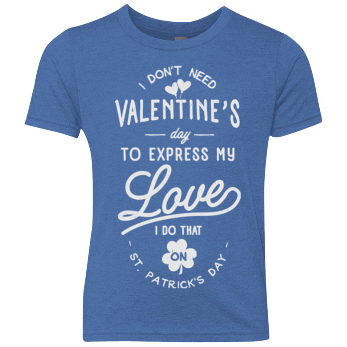 Valentine's Day Youth Triblend T-Shirt