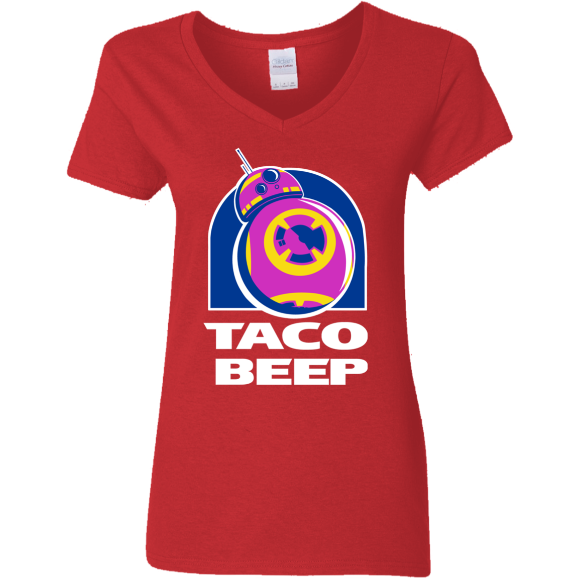 Taco Beep Women's V-Neck T-Shirt