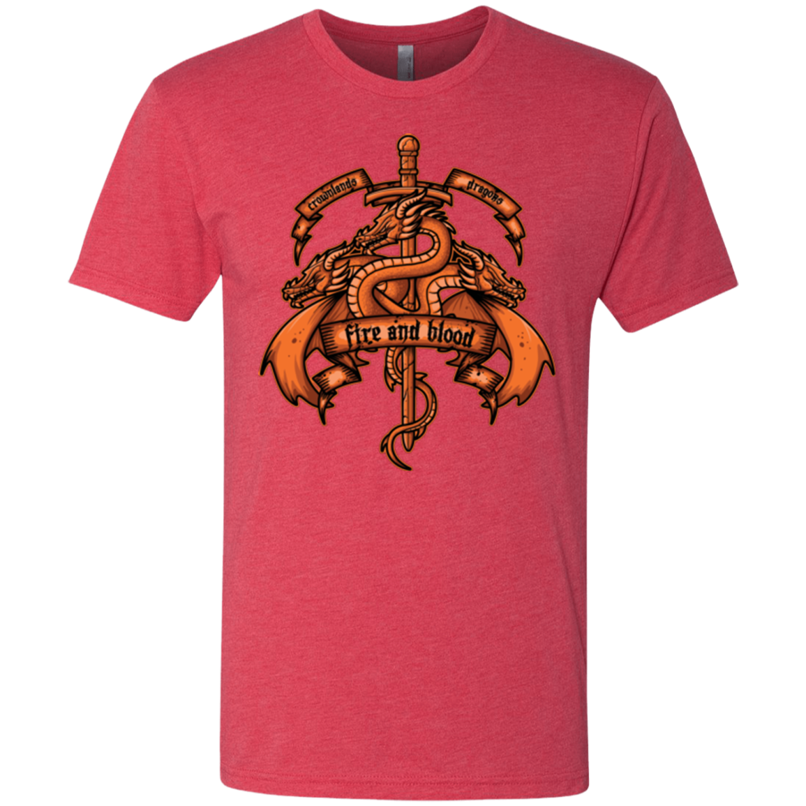 FIRE AND BLOOD Men's Triblend T-Shirt