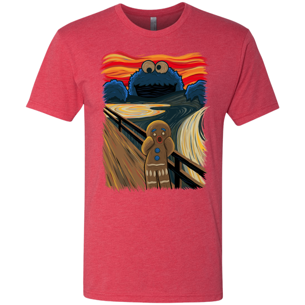 The Cookie Muncher Men's Triblend T-Shirt