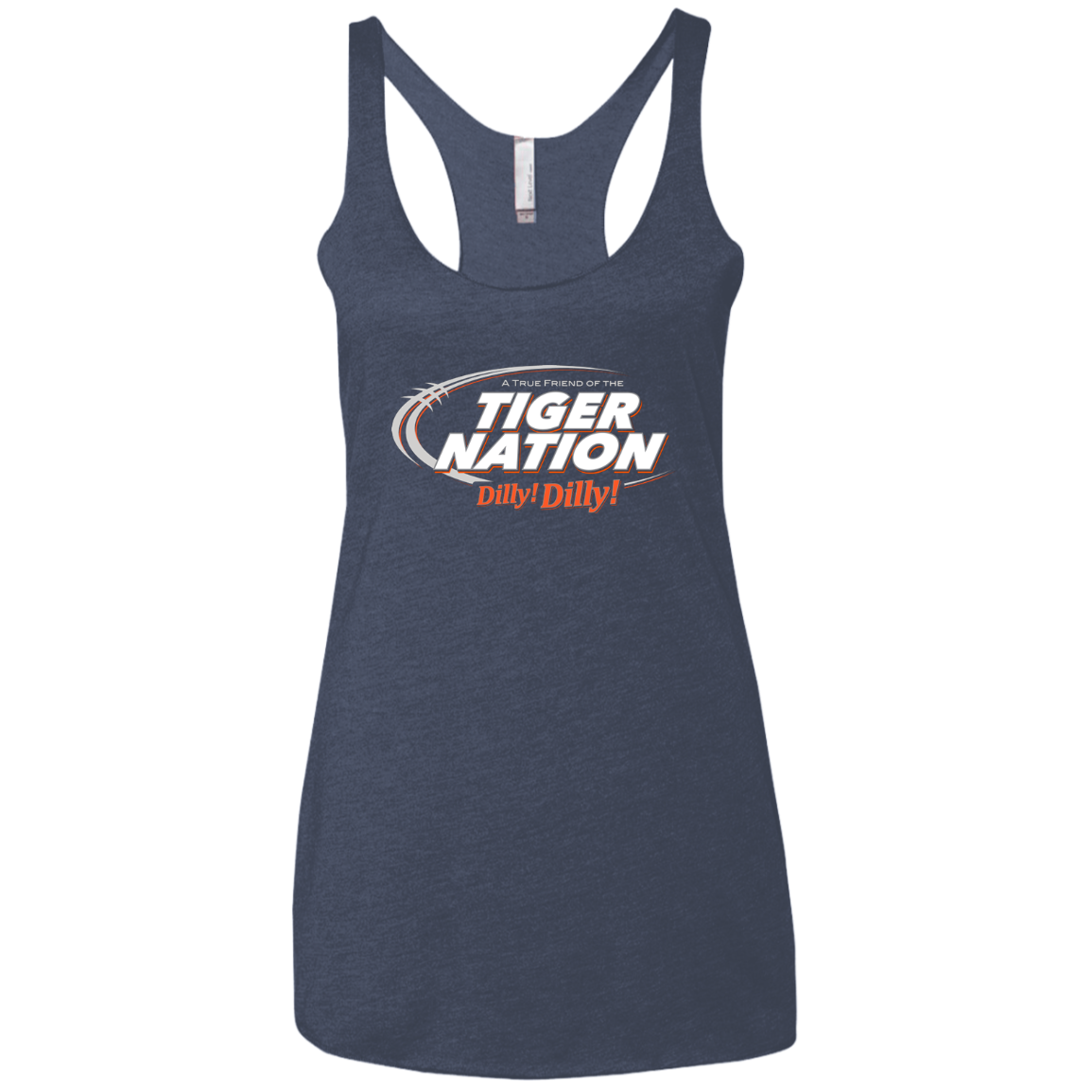 Auburn Dilly Dilly Women's Triblend Racerback Tank