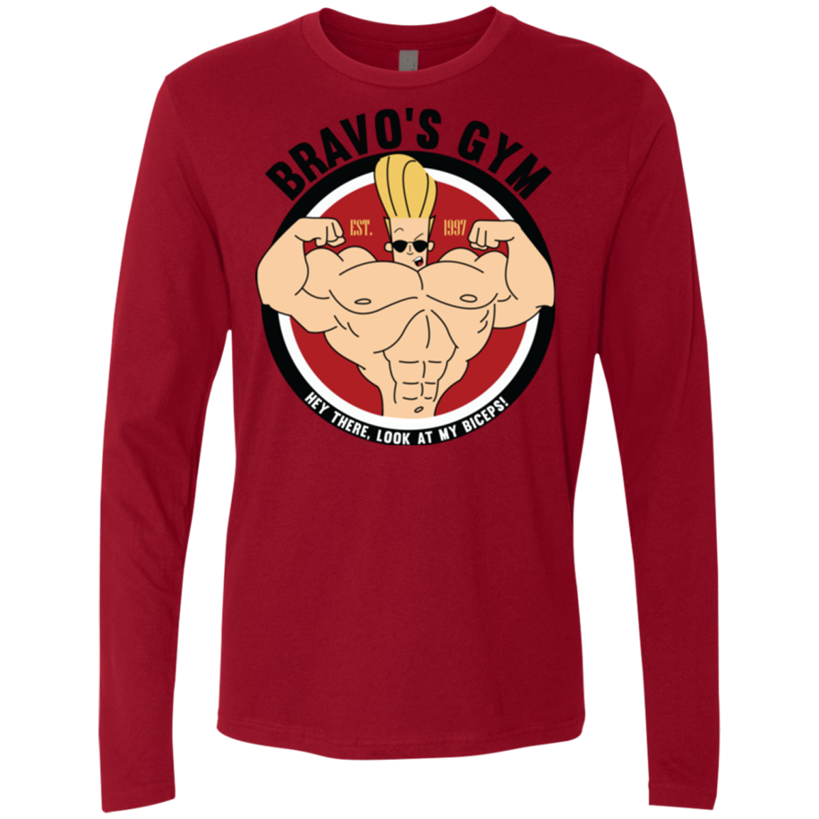 Bravo's Gym Men's Premium Long Sleeve
