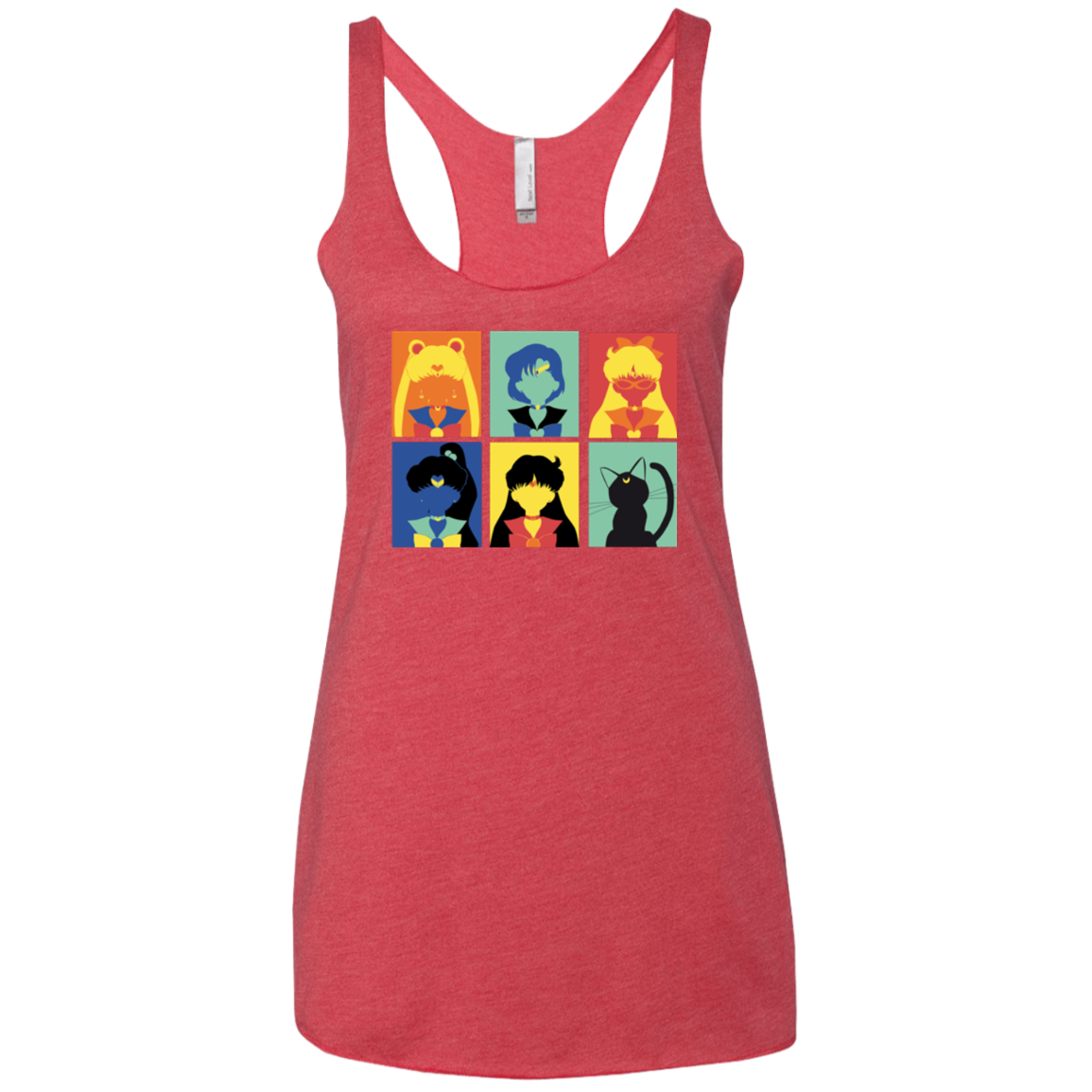 Sailor pop Women's Triblend Racerback Tank