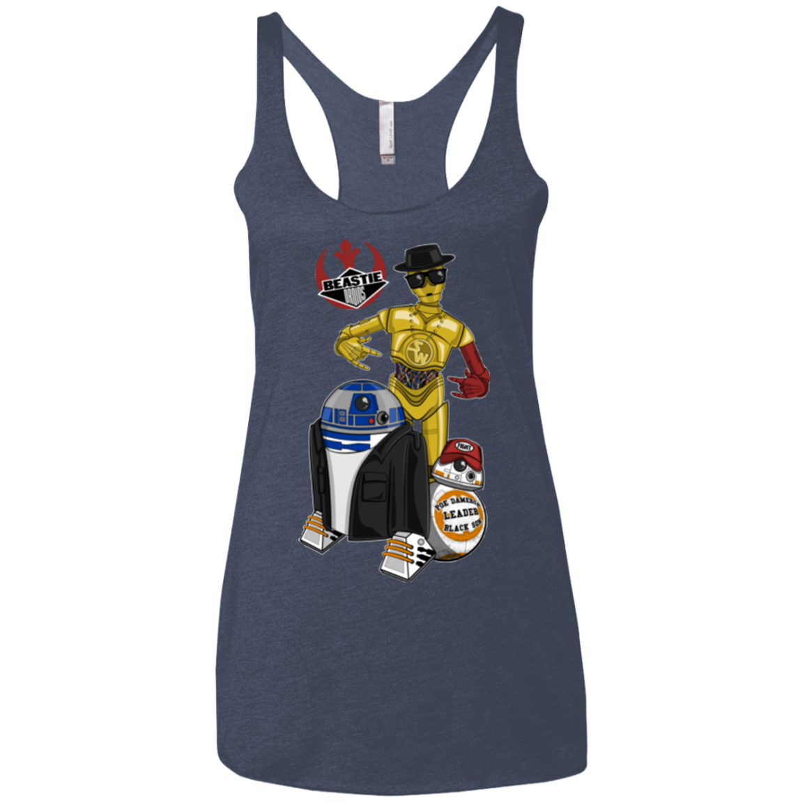 The Beastie Droids Women's Triblend Racerback Tank