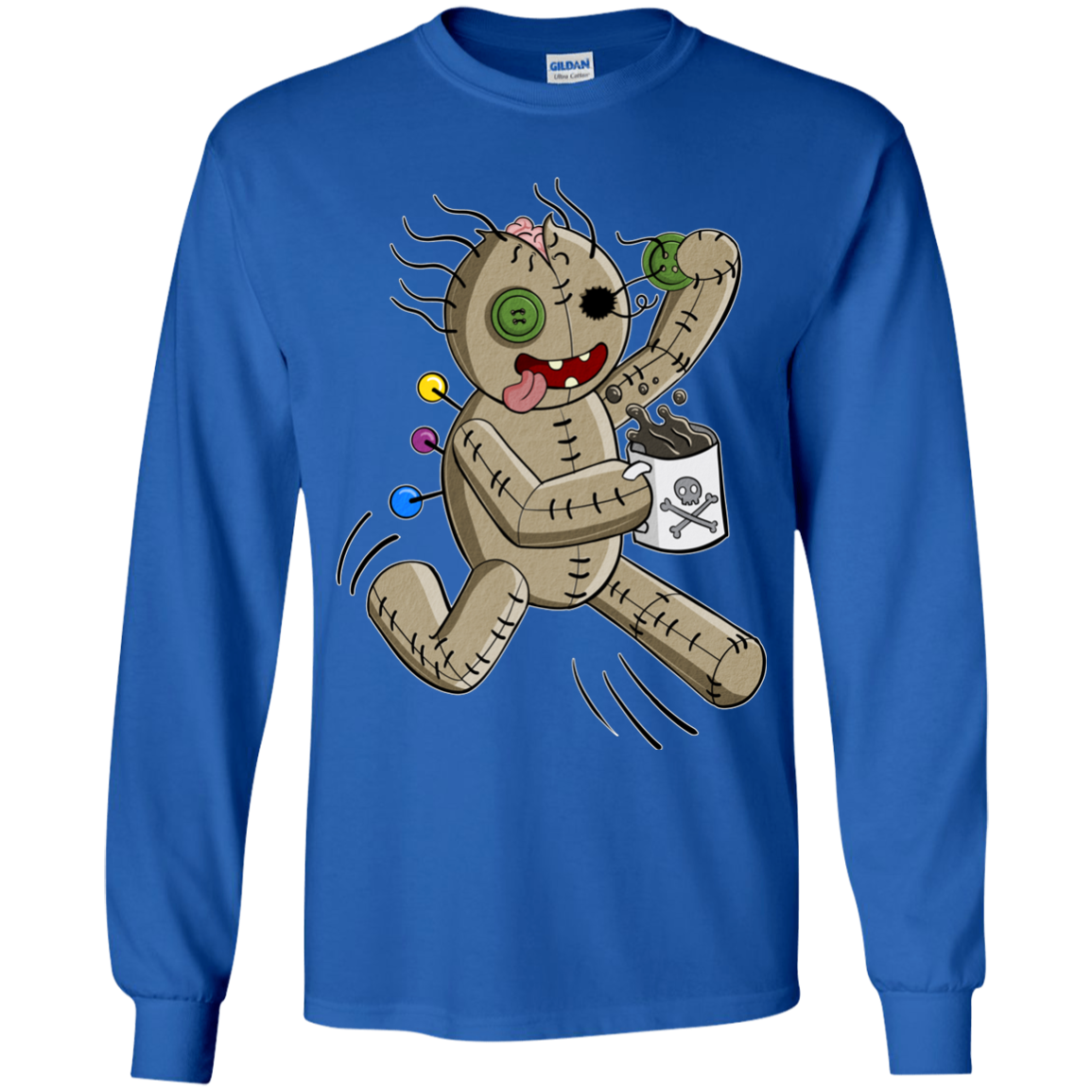 Voodoo Coffee Runner Youth Long Sleeve T-Shirt