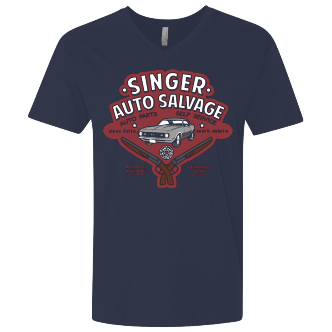 Singer Auto Salvage Men's Premium V-Neck