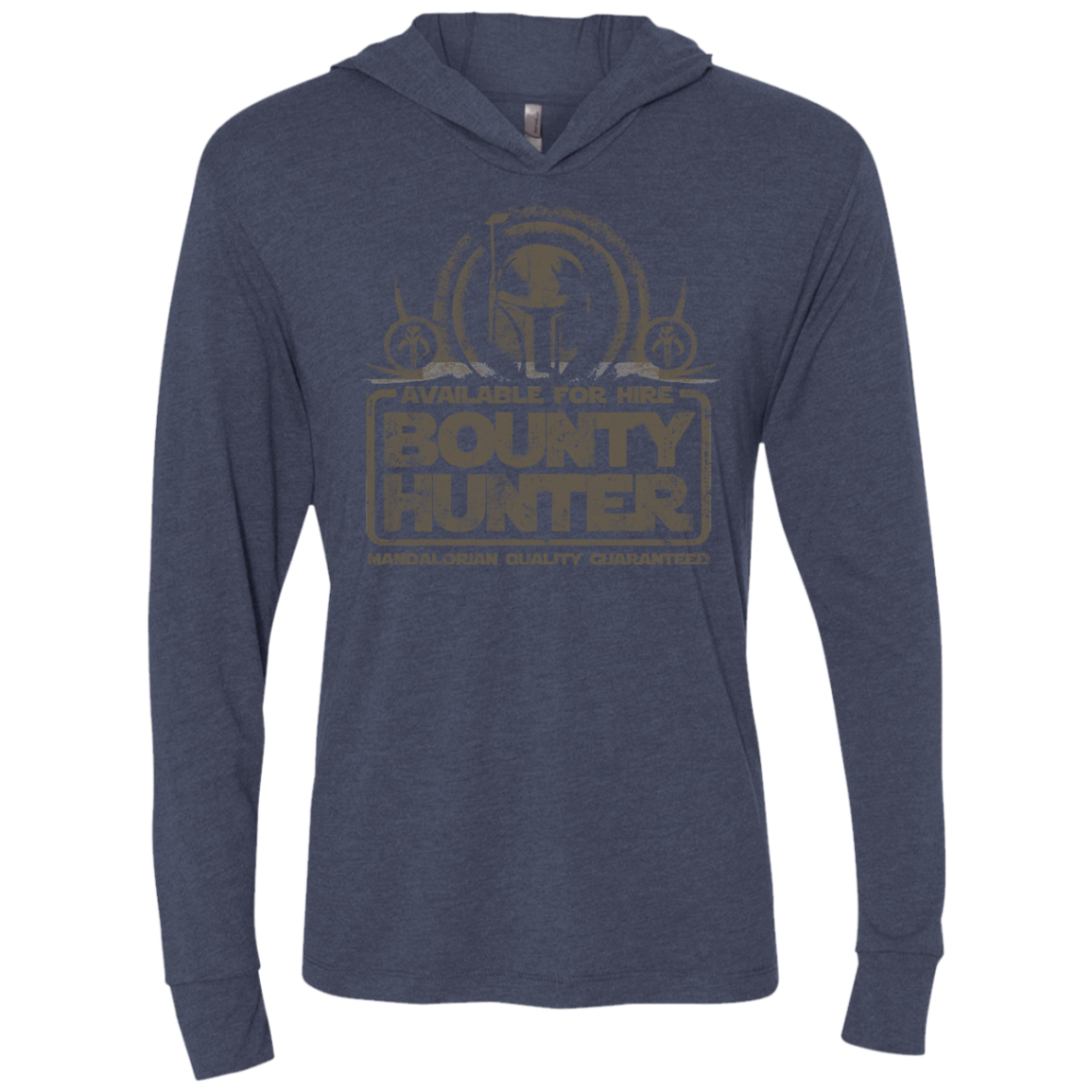 bounty hunter 2 Triblend Long Sleeve Hoodie Tee