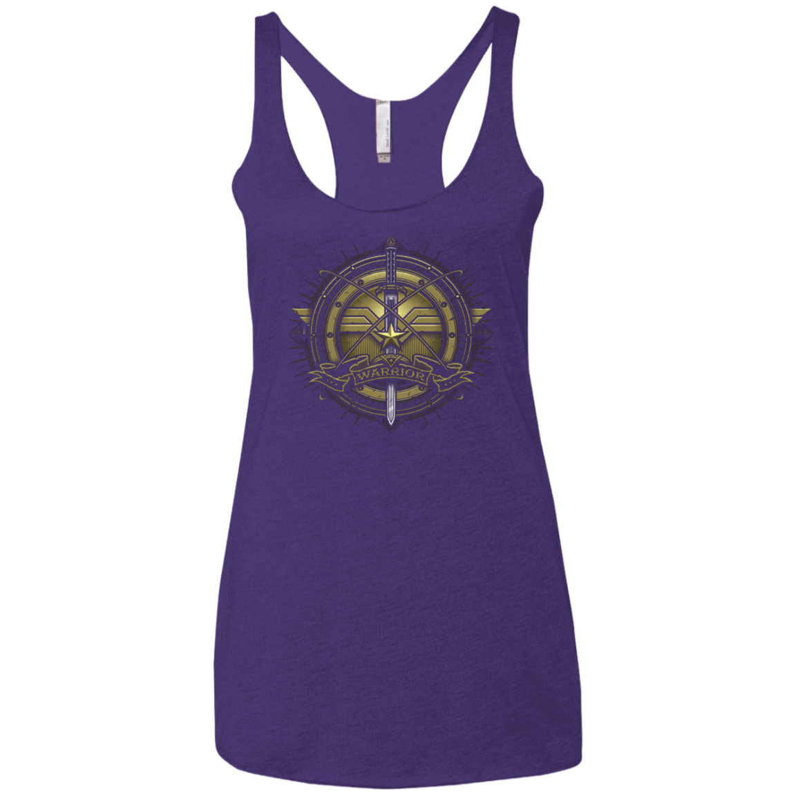Wonderfull Warrior Women's Triblend Racerback Tank