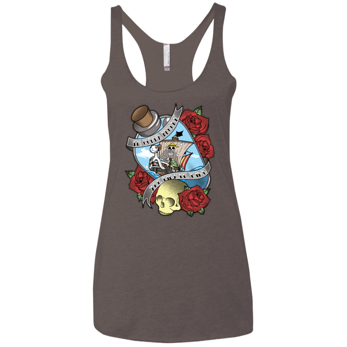 The Pirate King Women's Triblend Racerback Tank