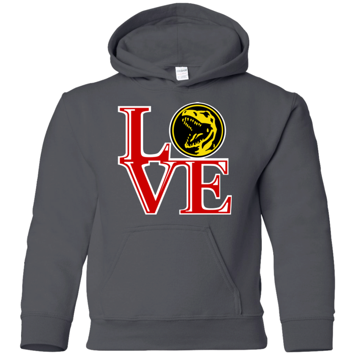 Red Ranger LOVE Youth Hoodie