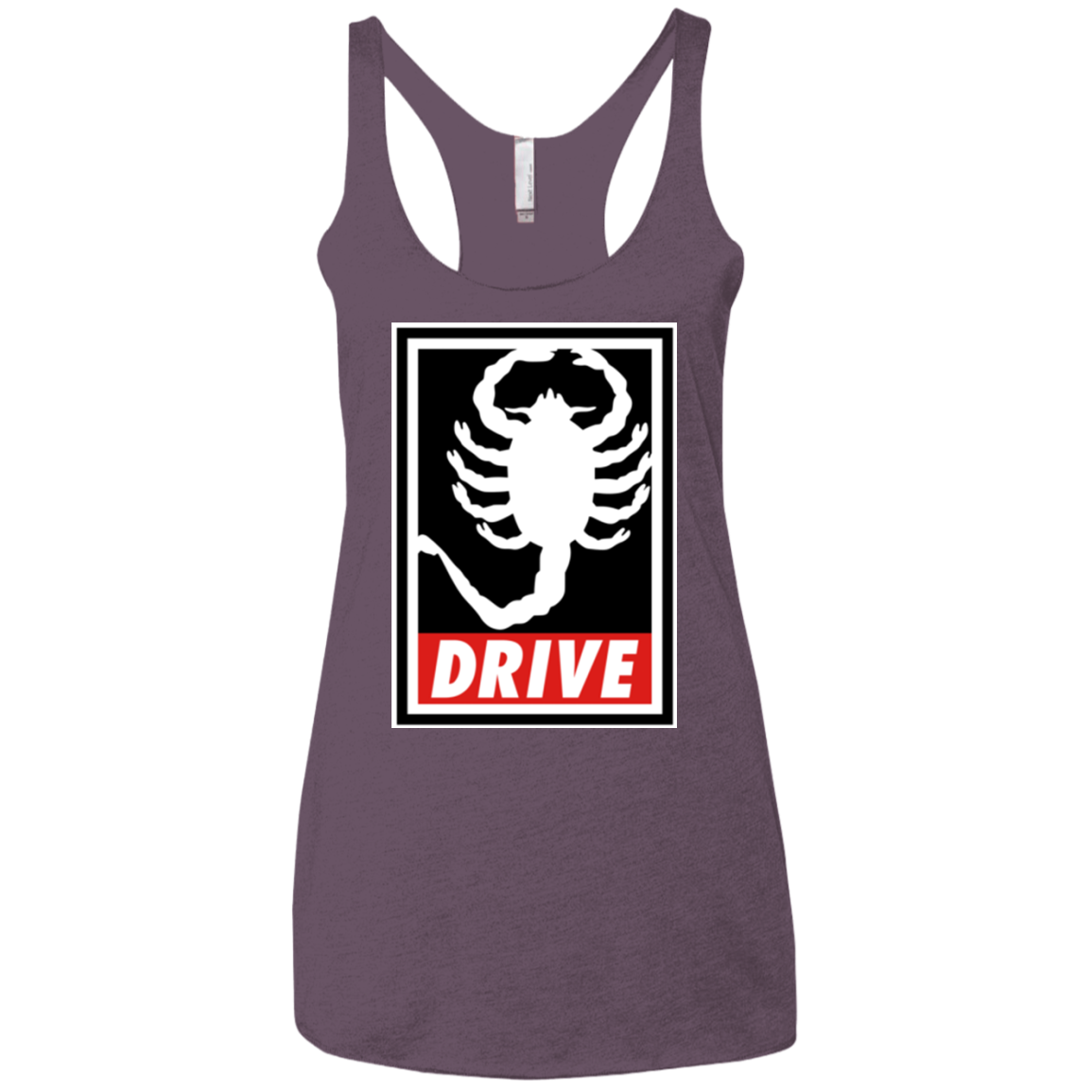 Obey and drive Women's Triblend Racerback Tank