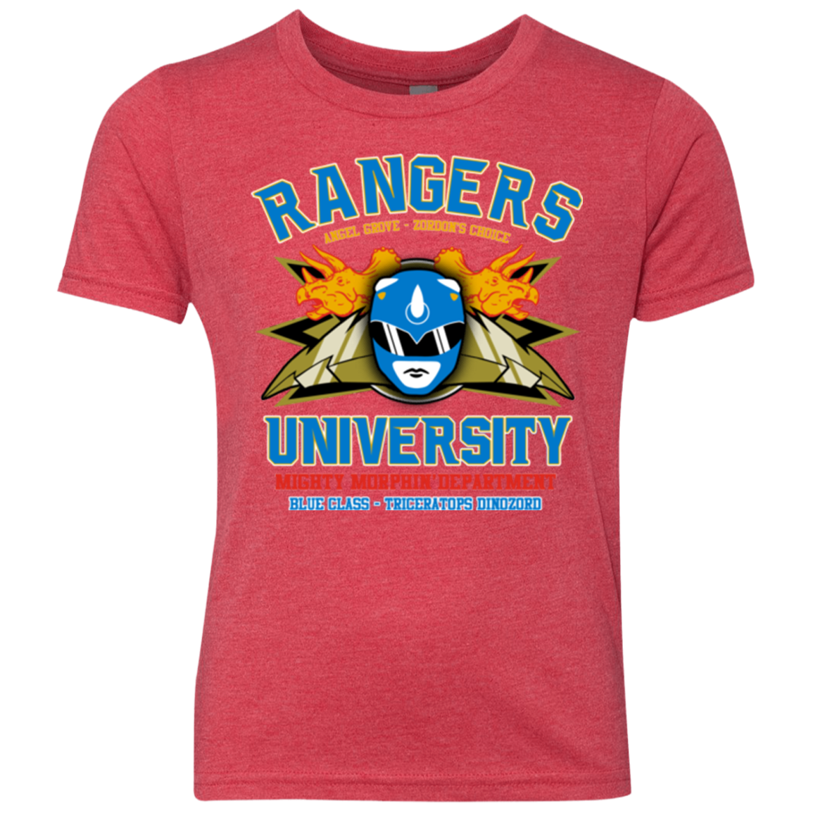 Rangers U Blue Ranger Youth Triblend T-Shirt