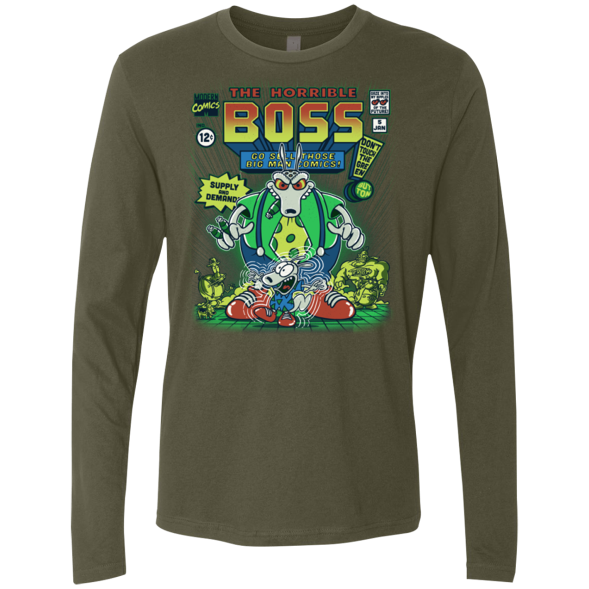 The Horrible Boss Men's Premium Long Sleeve