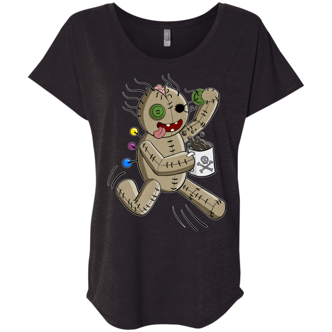 Voodoo Coffee Runner Triblend Dolman Sleeve