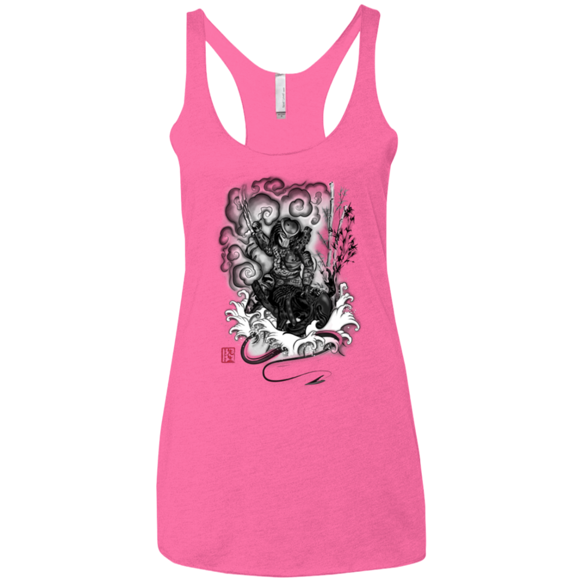 The hunter and the demon Women's Triblend Racerback Tank