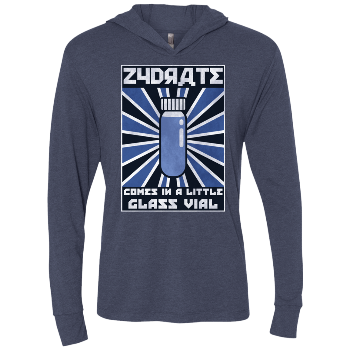 Take Zydrate Triblend Long Sleeve Hoodie Tee