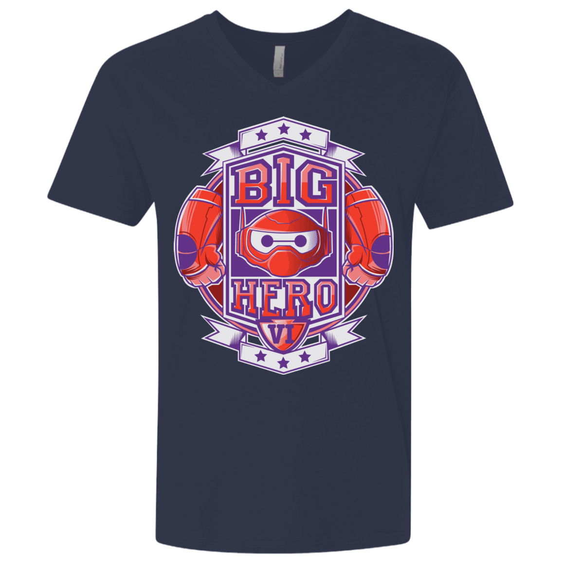 BIG HERO VI BOXING Men's Premium V-Neck