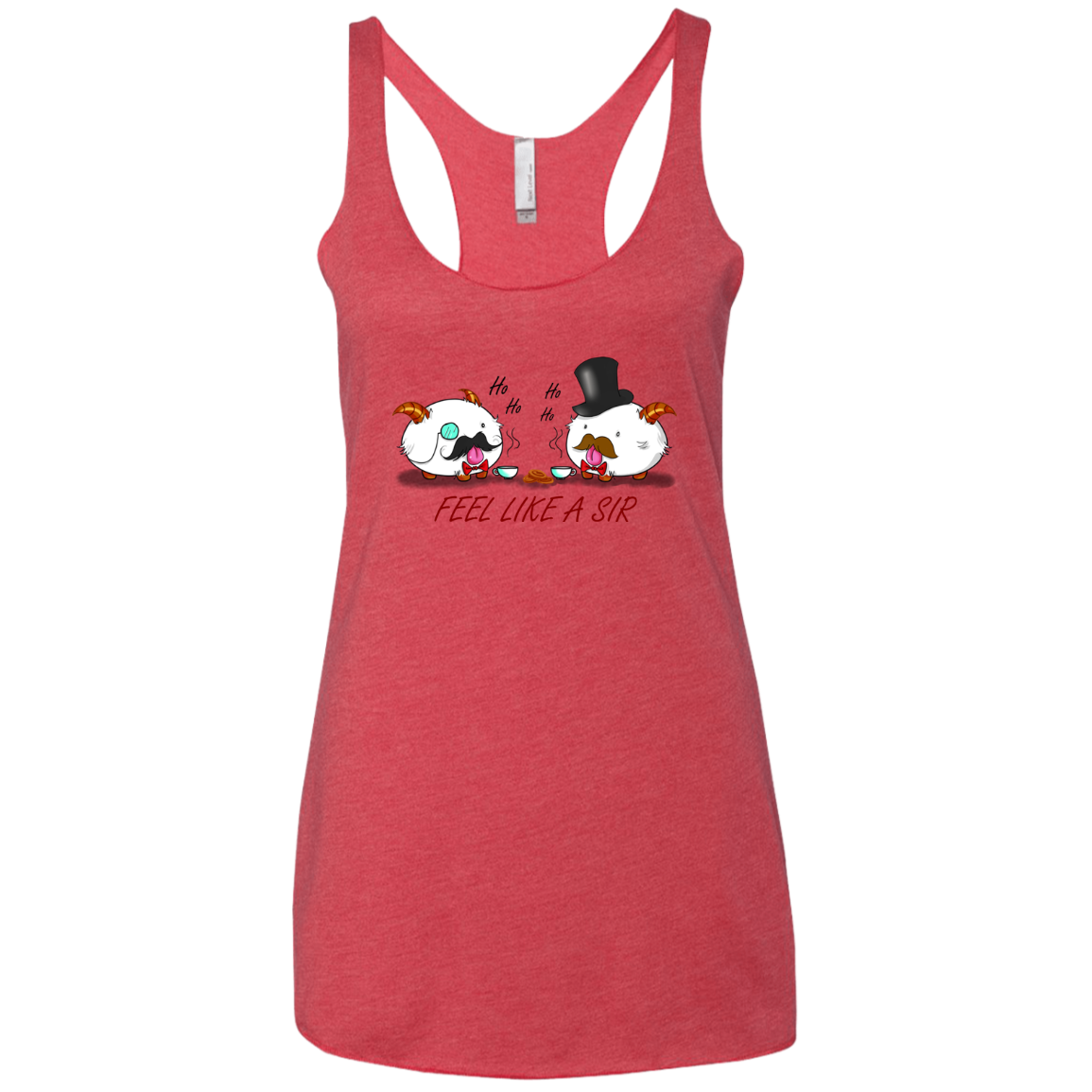 Poros like a sir Women's Triblend Racerback Tank