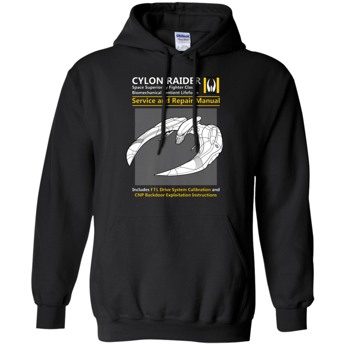 CYLON RAIDER SERVICE & REPAIR MANUAL Pullover Hoodie